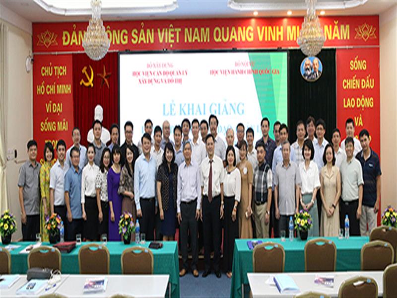 2.	Khai giảng Lớp bồi dưỡng lãnh đạo, quản lý cấp Vụ và tương đương K1-2020