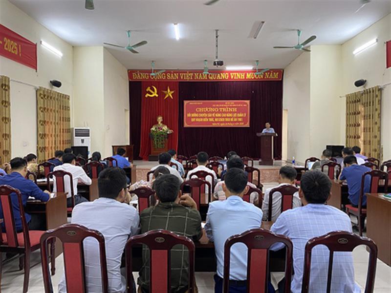 Bồi dưỡng chuyên sâu về “Quản lý trật tự xây dựng đô thị” theo Đề án 1961 tại TP. Vinh