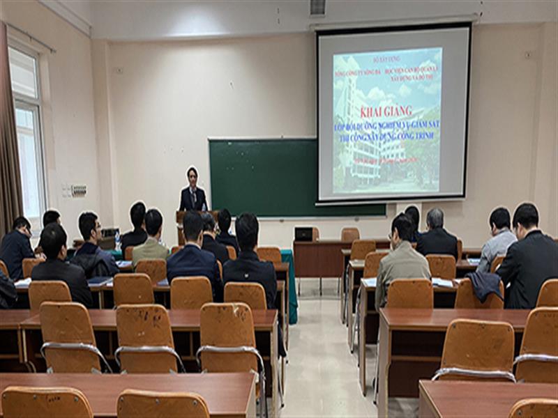 AMC bồi dưỡng nghiệp vụ Giám sát thi công xây dựng công trình cho cán bộ TCT Sông Đà