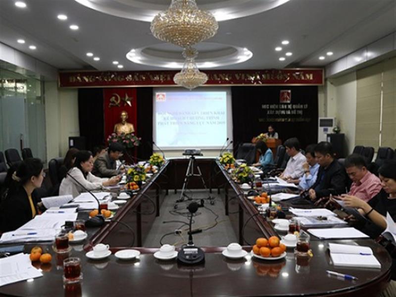 Hội nghị đánh giá triển khai kế hoạch chương trình phát triển năng lực năm 2019